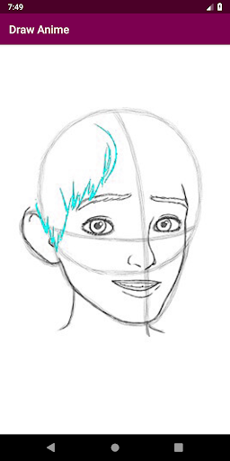 How To Draw Anime - Image screenshot of android app