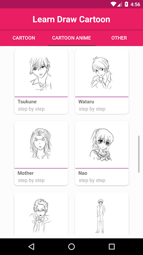 Learn Draw Cartoon - Image screenshot of android app