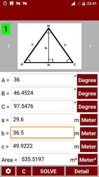Trigonometry Calculator - عکس برنامه موبایلی اندروید