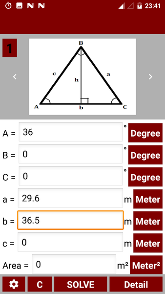 Trigonometry Calculator - عکس برنامه موبایلی اندروید