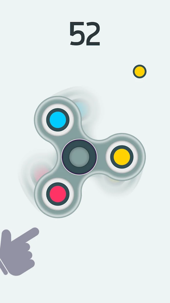 Fidget Spinner - Hand Finger S - Gameplay image of android game