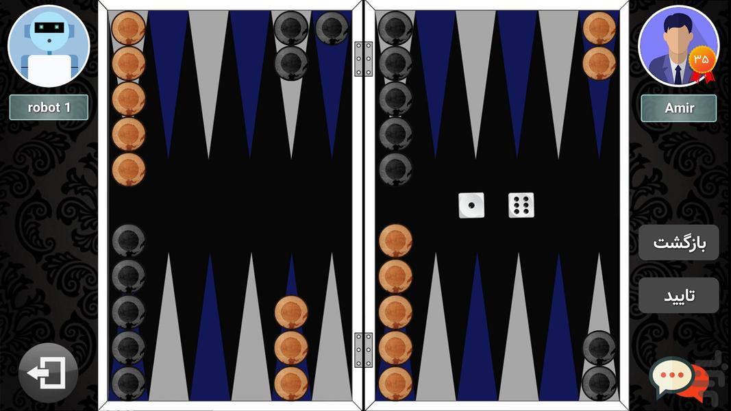 تخته ایرانیان - عکس بازی موبایلی اندروید