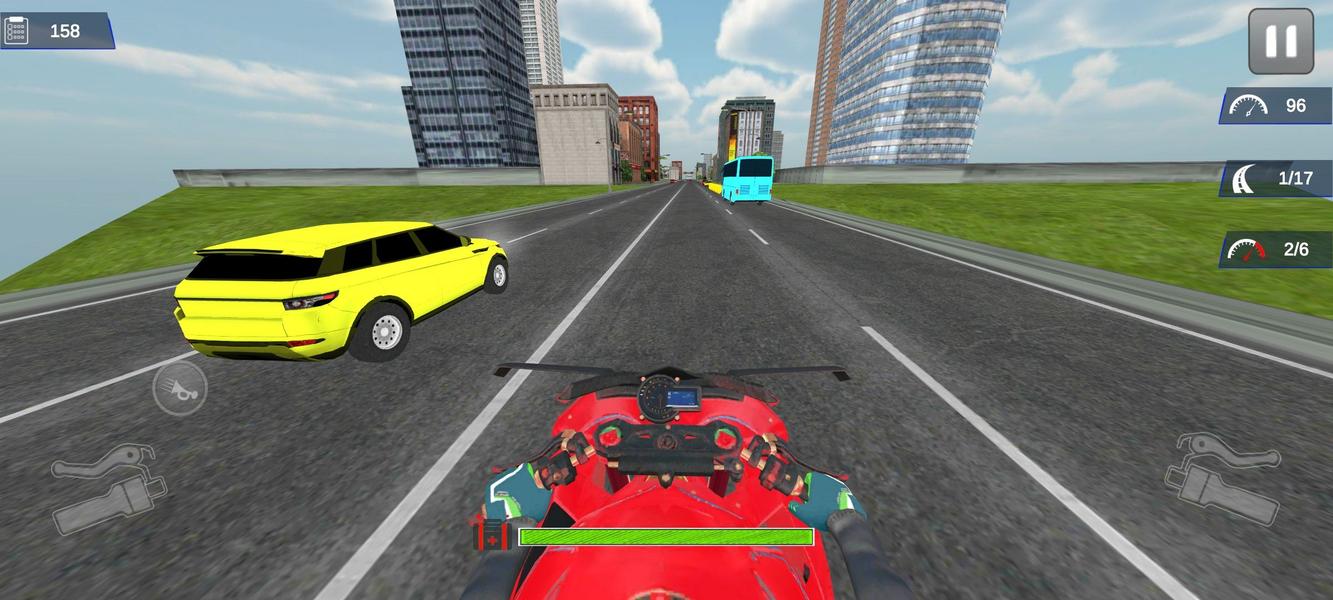 موتور بازی : بازی موتوری - Gameplay image of android game
