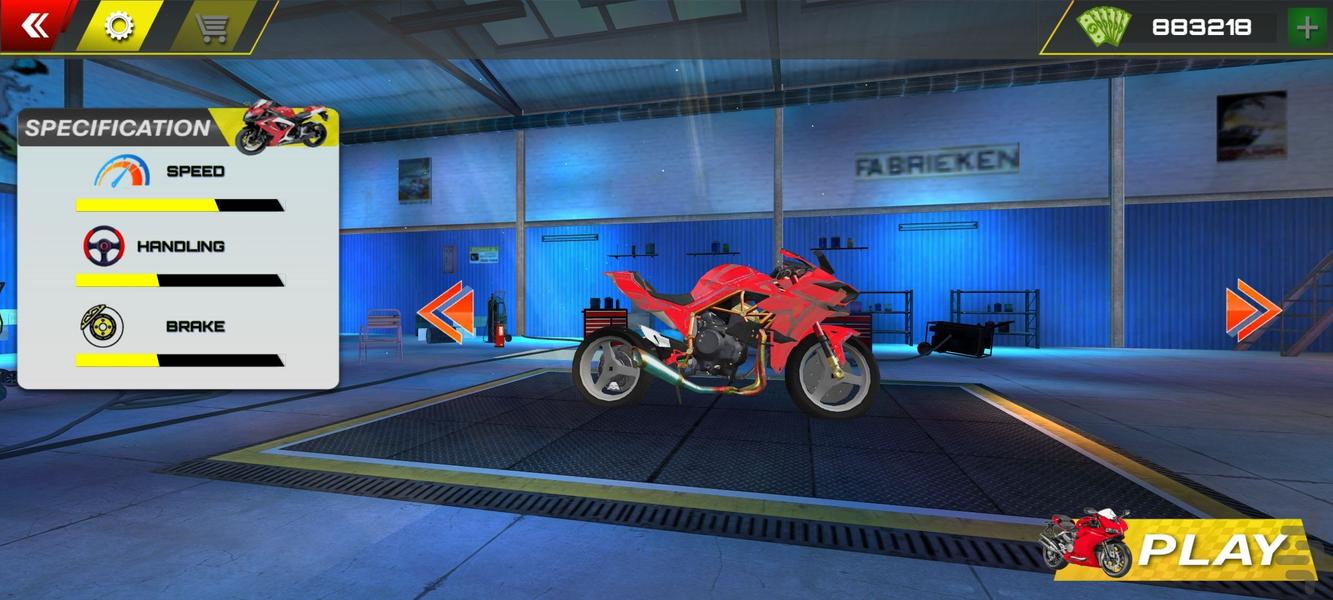 موتور بازی : بازی موتوری - Gameplay image of android game