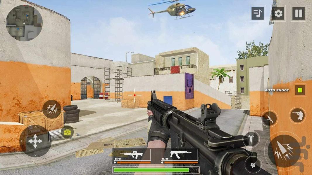 بازی جنگی تفنگی - Gameplay image of android game