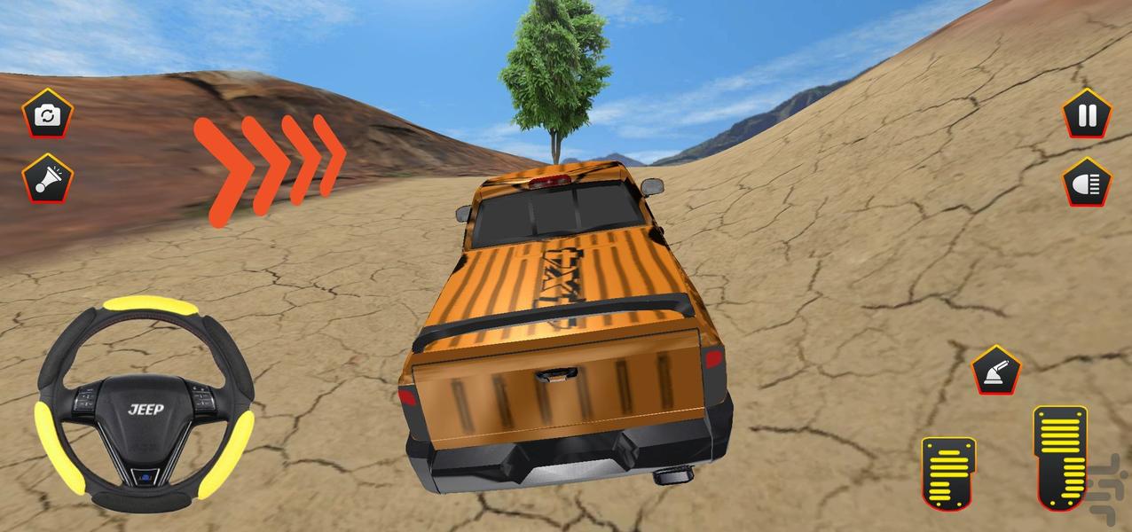 بازی ماشین آفرودی : ماشین بازی - Gameplay image of android game