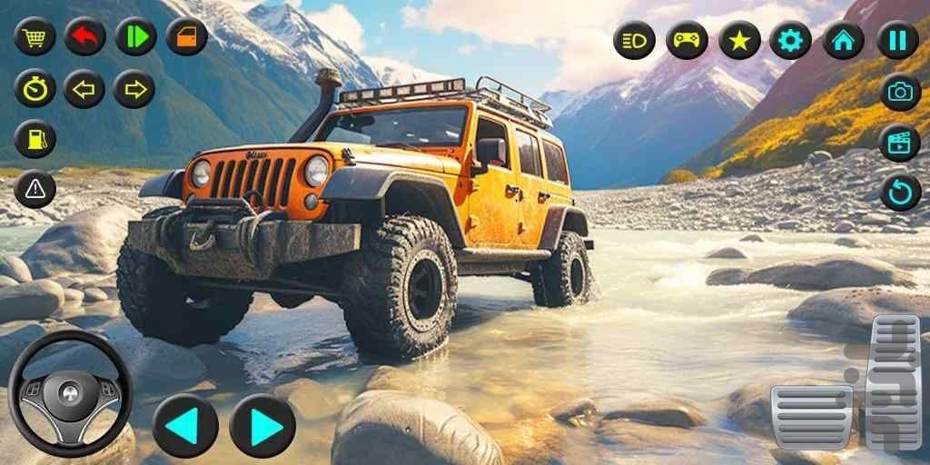 بازی ماشین آفرودی : ماشین بازی - Gameplay image of android game