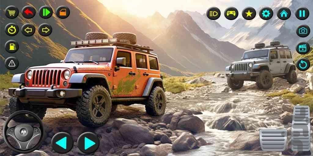 بازی ماشین آفرودی : ماشین بازی - Gameplay image of android game