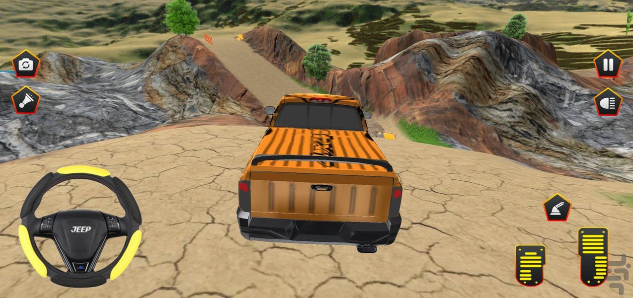 بازی ماشین آفرودی : ماشین بازی - Gameplay image of android game
