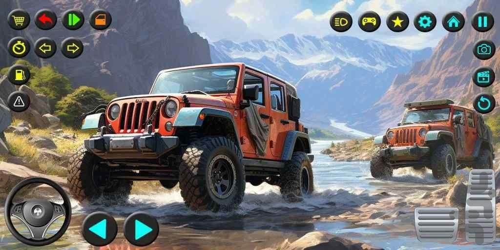 بازی ماشین آفرودی : ماشین بازی - Gameplay image of android game