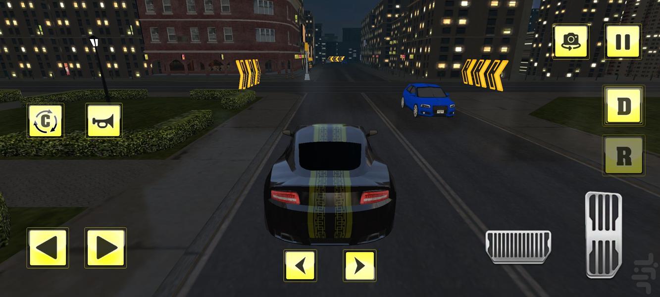 بازی ماشین راننده تاکسی : ماشین بازی - Gameplay image of android game