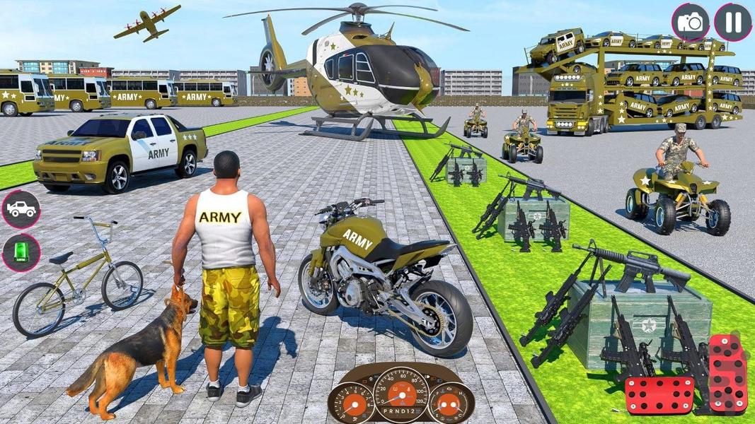 ماشین بازی نظامی - Gameplay image of android game