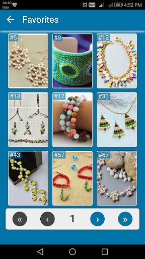 Beaded Jewelry Ideas - Image screenshot of android app