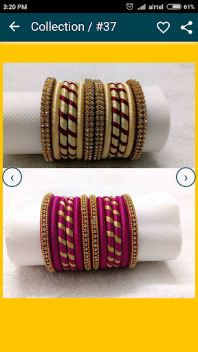 Silk Thread Bangle Designs - Image screenshot of android app