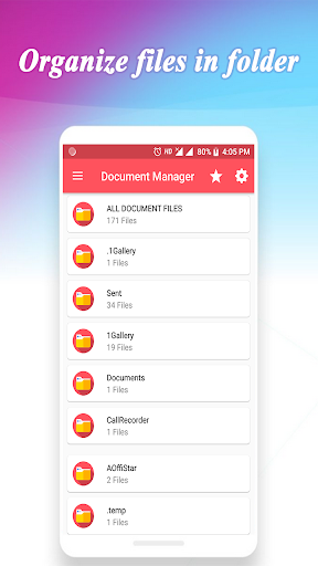 Document Manager - Organizer, Viewer & Filter - Image screenshot of android app