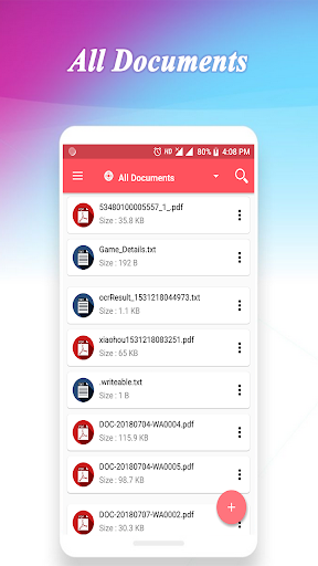 Document Manager - Organizer, Viewer & Filter - Image screenshot of android app