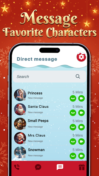 Santa Fake Call: Prank Message - Gameplay image of android game