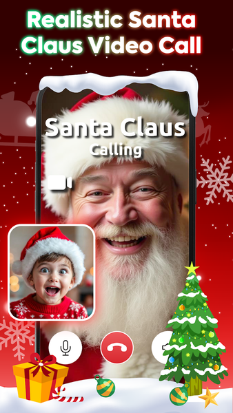 Santa Calling-Prank Video Call - عکس برنامه موبایلی اندروید