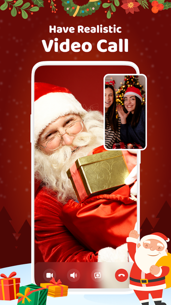 Santa Call & Christmas Filter - عکس برنامه موبایلی اندروید