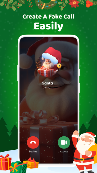 Santa Call & Christmas Filter - عکس برنامه موبایلی اندروید