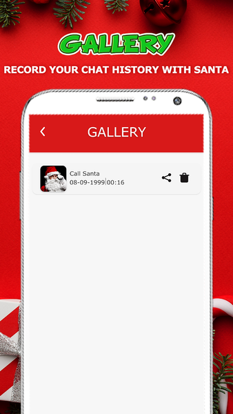 Calling with Santa - عکس برنامه موبایلی اندروید