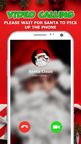 Calling with Santa - عکس برنامه موبایلی اندروید