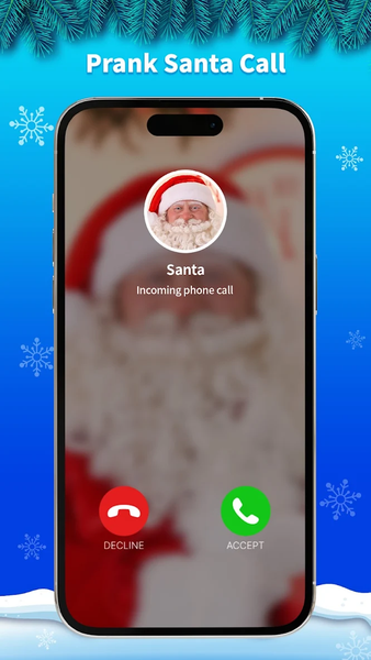 Funny Santa Call Prank - عکس بازی موبایلی اندروید