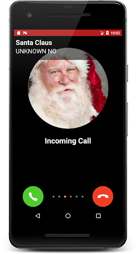 Video call from santa claus - Image screenshot of android app
