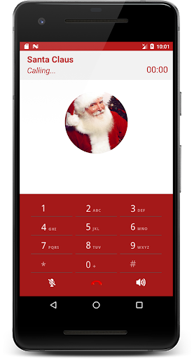 Call Santa Claus - Prank Call - Image screenshot of android app