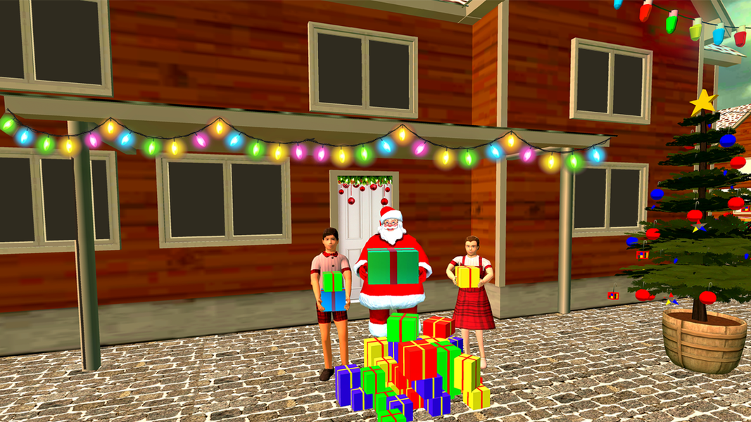 Christmas Santa Gift Delivery - Gameplay image of android game