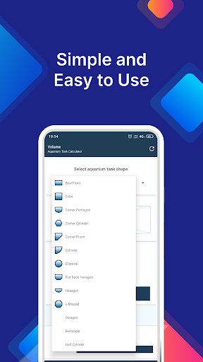 Aquarium Tank Calculator - عکس برنامه موبایلی اندروید