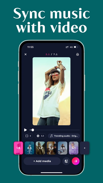 Reely: Reels Maker, Templates - Image screenshot of android app