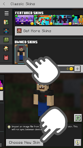 Download Skins - عکس برنامه موبایلی اندروید