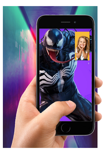 Venom calls - fake call - Image screenshot of android app