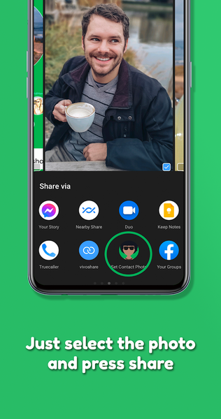 Set Contact photo - Image screenshot of android app