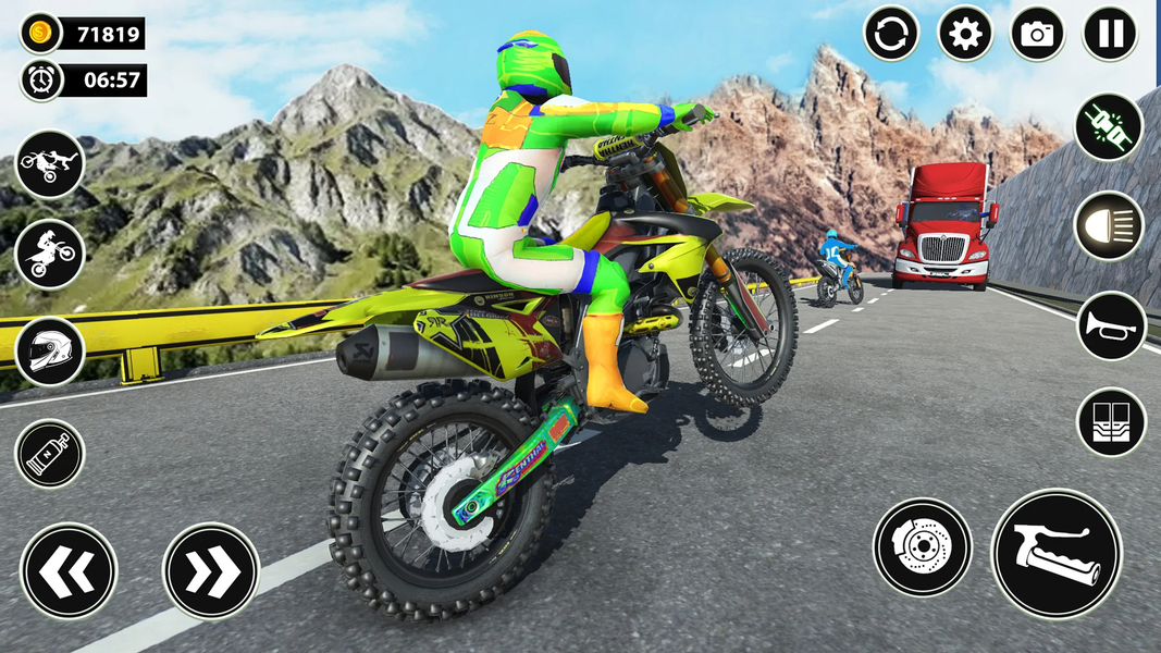 Bike Race - Dirt Racing Games - عکس بازی موبایلی اندروید