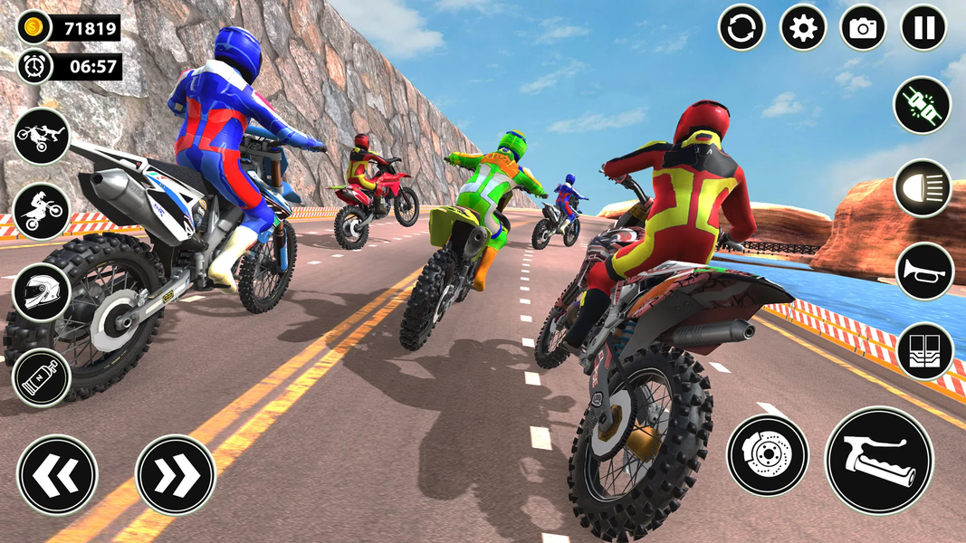 Dirt Bike Racing Motocross 3D - Gameplay image of android game