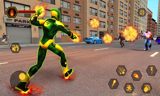 Fire Hero 3D - Superhero Games - Gameplay image of android game