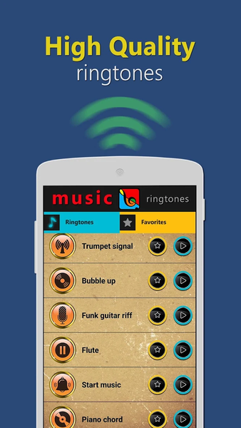 Music ringtones - عکس برنامه موبایلی اندروید