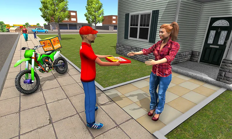 Pizza Delivery Games 3D - Gameplay image of android game