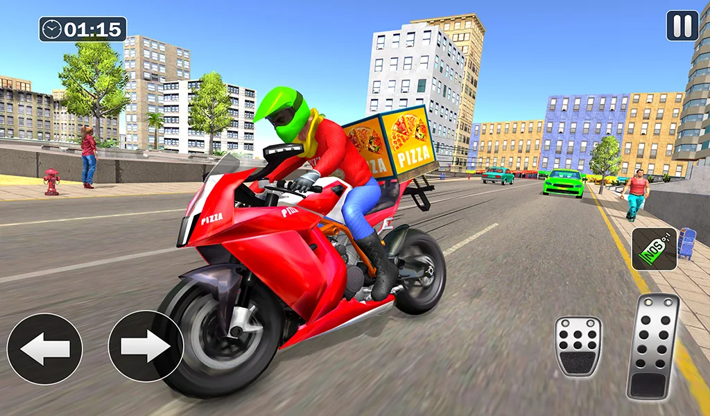 Pizza Delivery Games 3D - Gameplay image of android game