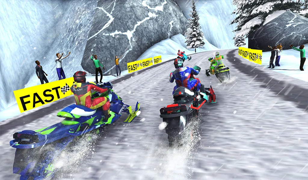 Snowmobile Games: Snow Trail - عکس بازی موبایلی اندروید