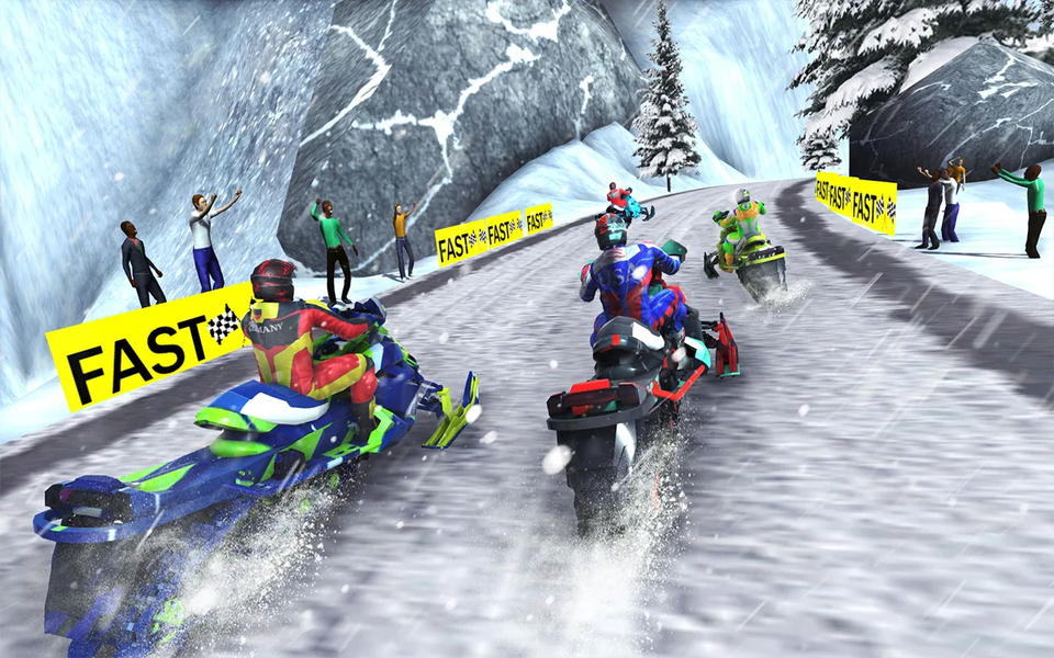 Snowmobile Games: Snow Trail - عکس بازی موبایلی اندروید