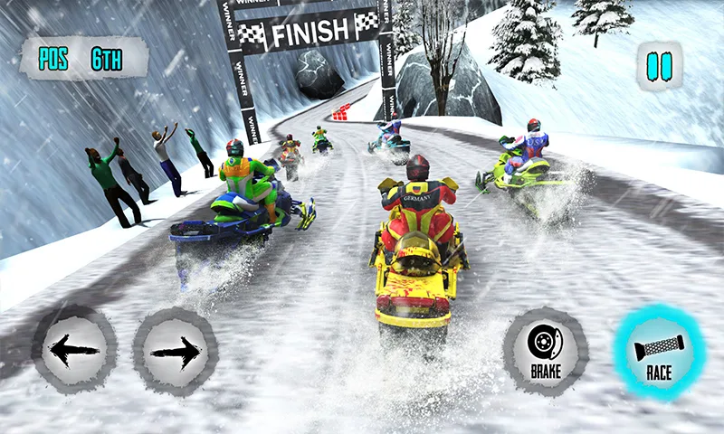 Snowmobile Games: Snow Trail - عکس بازی موبایلی اندروید
