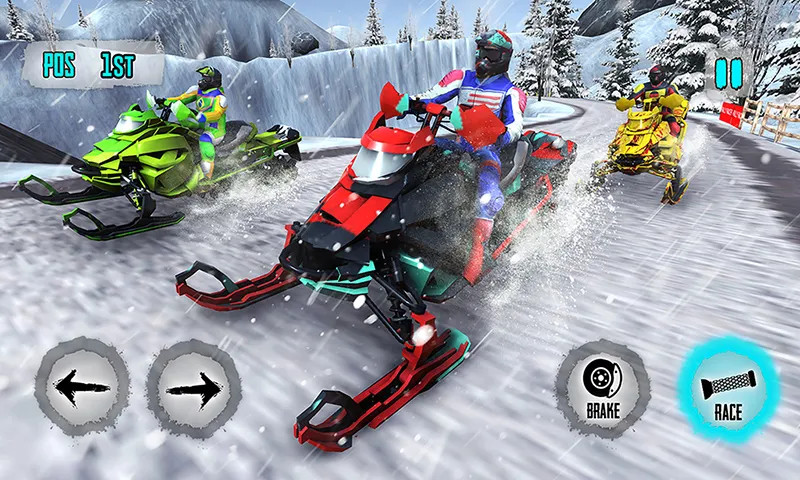 Snowmobile Games: Snow Trail - عکس بازی موبایلی اندروید