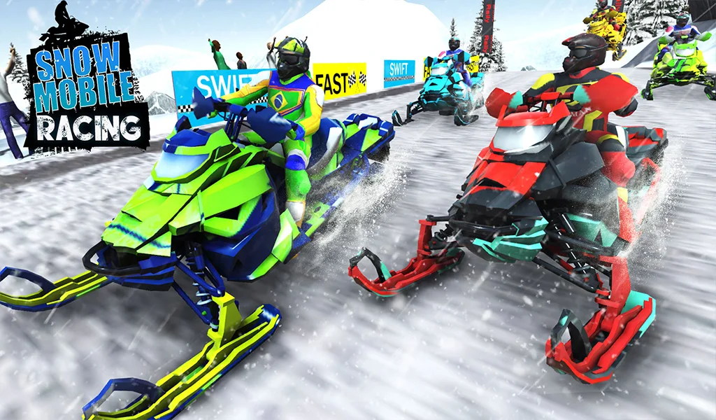 Snowmobile Games: Snow Trail - عکس بازی موبایلی اندروید