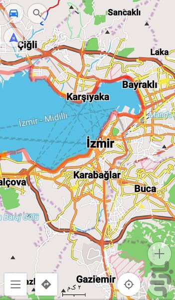 Izmir Offline Map - Image screenshot of android app