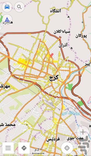 نقشه آفلاین البرز (+ قزوین) - عکس برنامه موبایلی اندروید