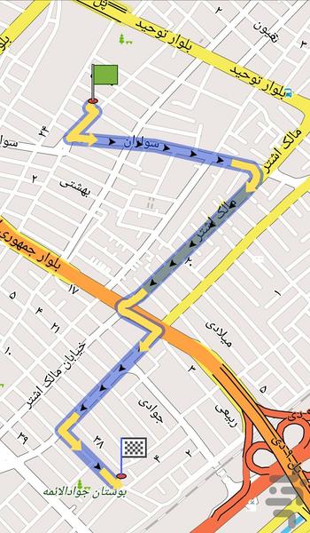 نقشه آفلاین قم - عکس برنامه موبایلی اندروید