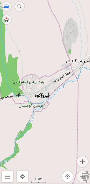 نقشه آفلاین تهران - Image screenshot of android app